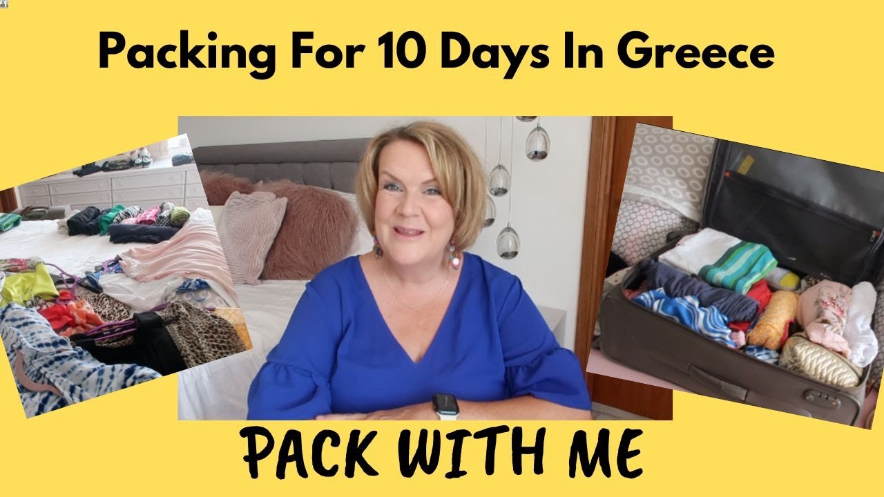 Come Pack With Me  - Packing for 10 Days In Greece