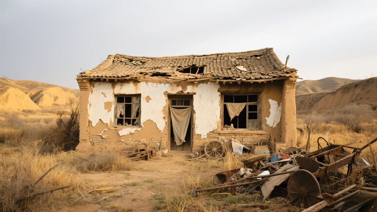 Three young men renovated a dilapidated house overgrown with weeds