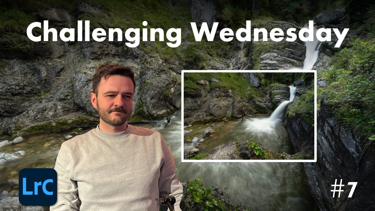 Finding depth in flat light – editing a difficult waterfall scene (Lightroom Classic)