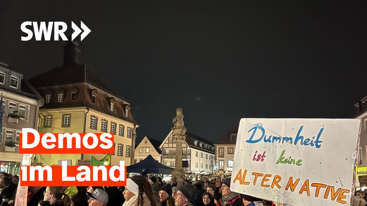 Gegen Rechtsextremismus - Wer demonstriert in Baden-Württemberg? | Zur Sache! Baden-Württemberg