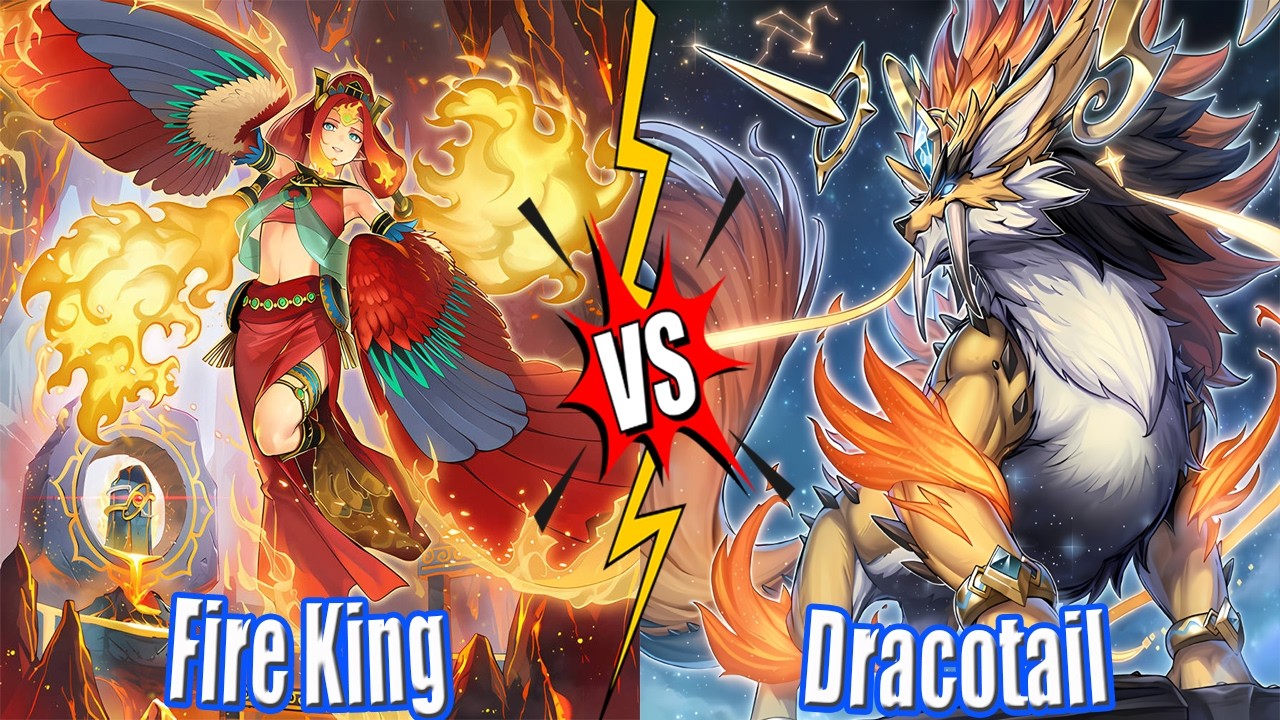 Fire King vs Dracotail & Yummy vs Fire King- NEW BANLIST DB Yu-Gi-Oh!