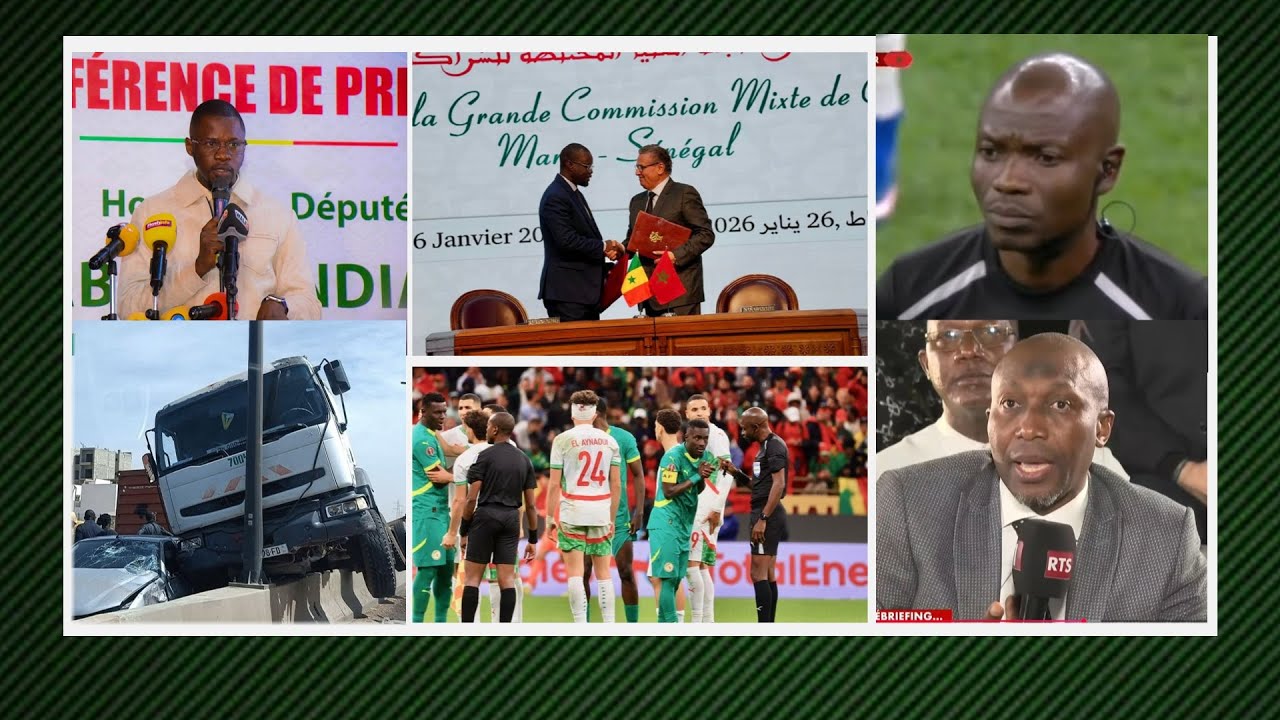MAROC SÉNÉGAL SONKO SIGNE 17 ACCORDS...CAN JOUR DE VÉRITÉ...PIKINE BABACAR NDIAYE PASTEF DÉCLARE...