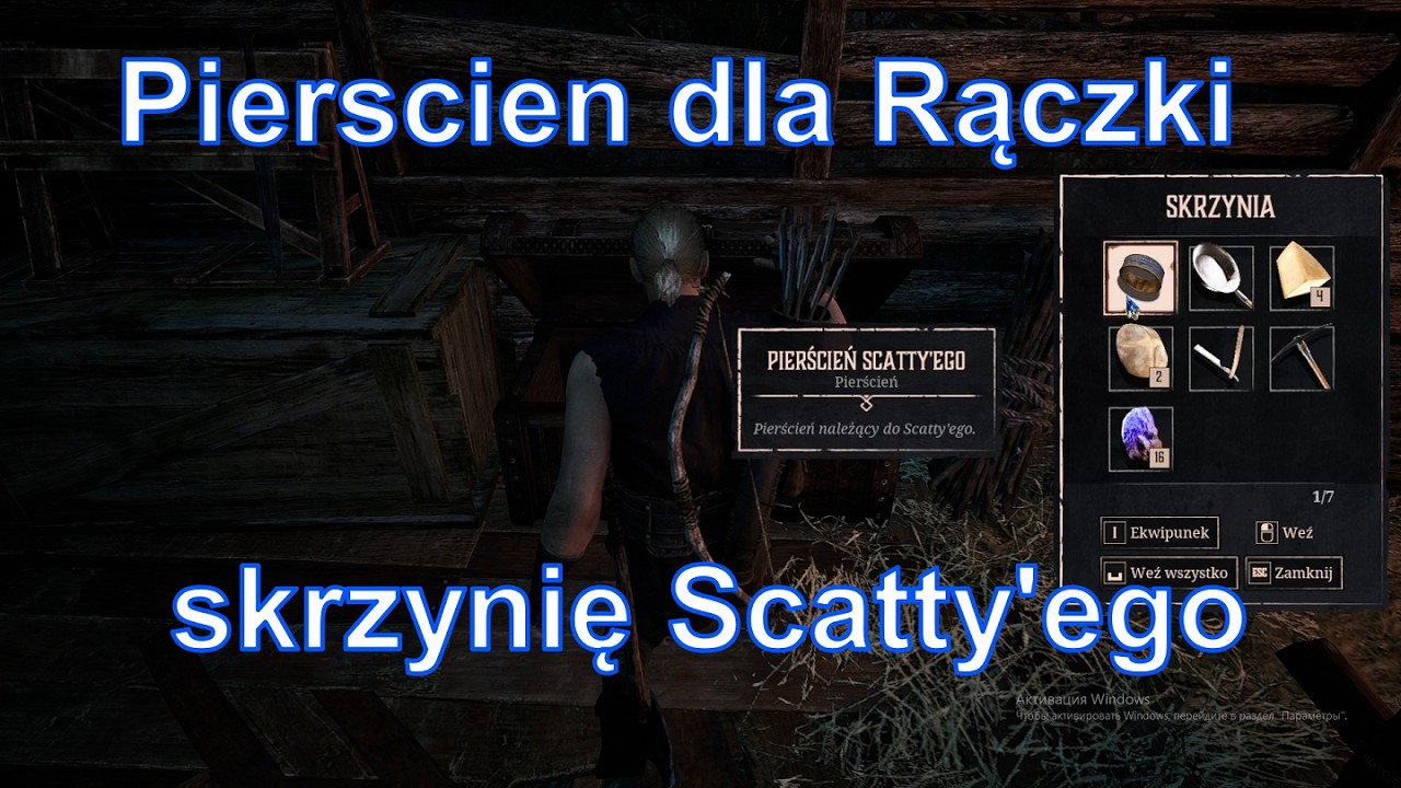 Pierscien dla Rączki, Gdzie znaleźć skrzynię Scatty'ego, Gothic 1 Remake