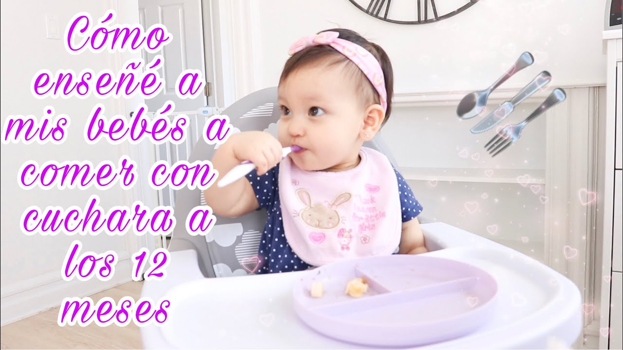 CÓMO HICE PARA QUE MIS BEBÉS COMIERAN SOLOS CON LA CUCHARA | HOW DID MY KIDS LEARN TO EAT