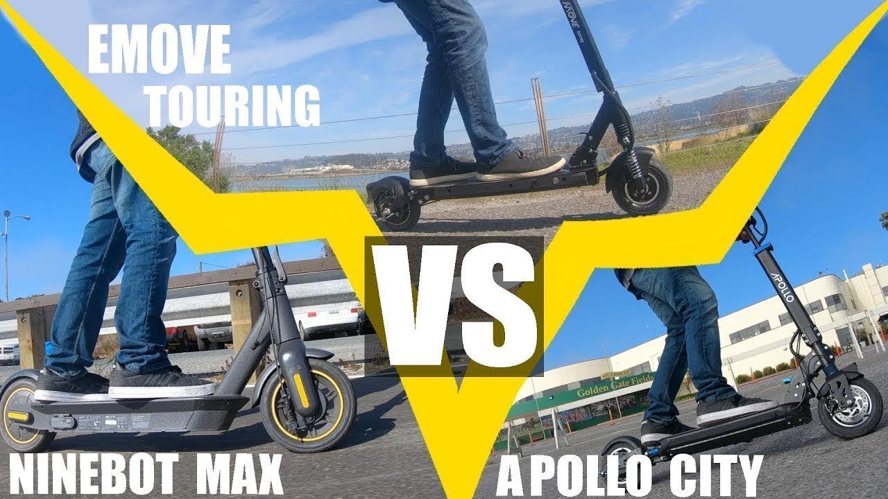 Ninebot Max Vs EMOVE Touring Vs Apollo City: Scooter Showdown