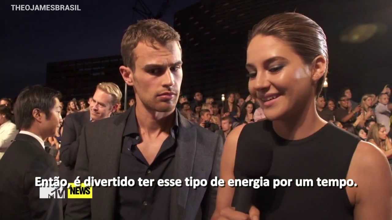 Legendado: Theo James e Shailene Woodley falam sobre o novo corte de cabelo da atriz!