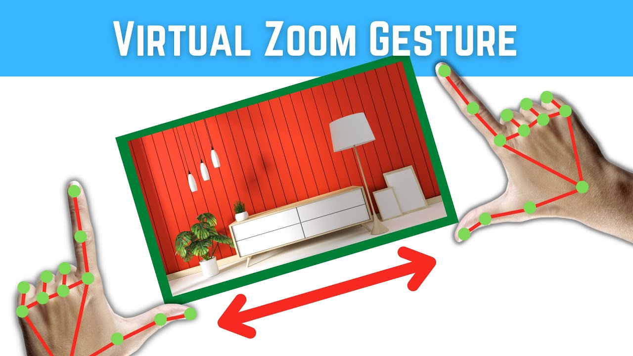 Virtual Zoom Gesture using OpenCV Python | CVZone