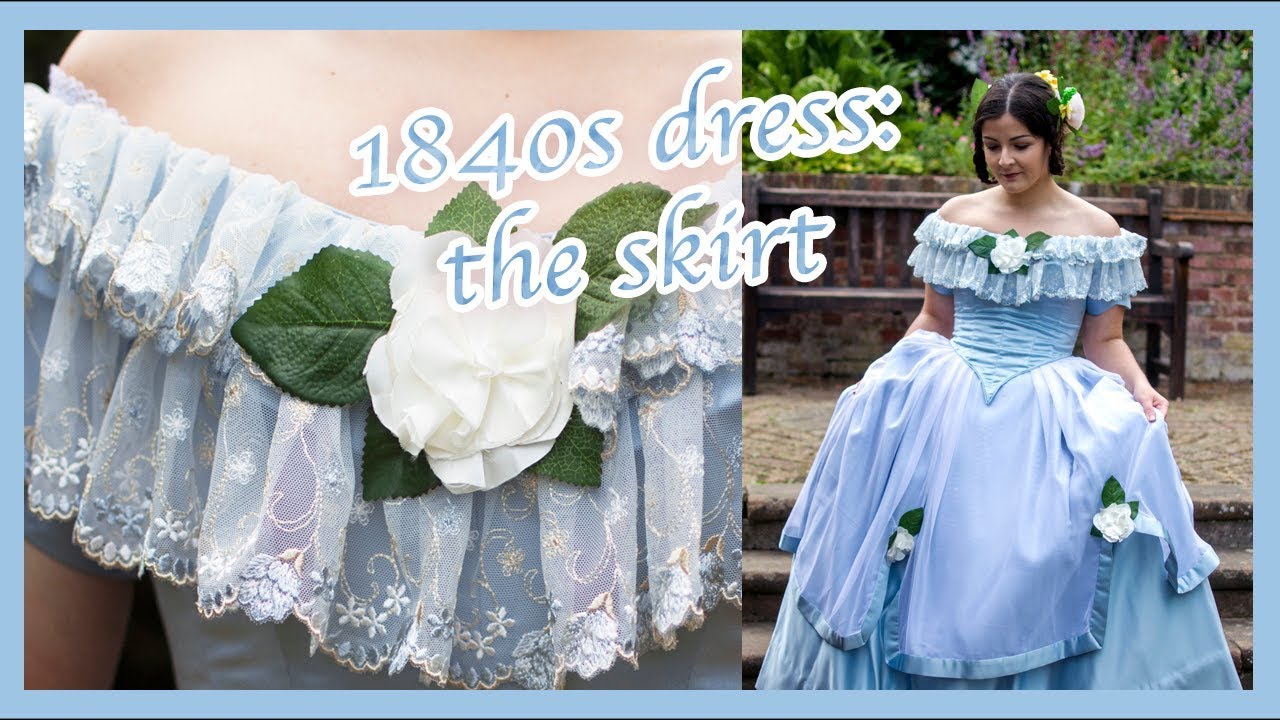Making an 1840s dress Part III: the skirt