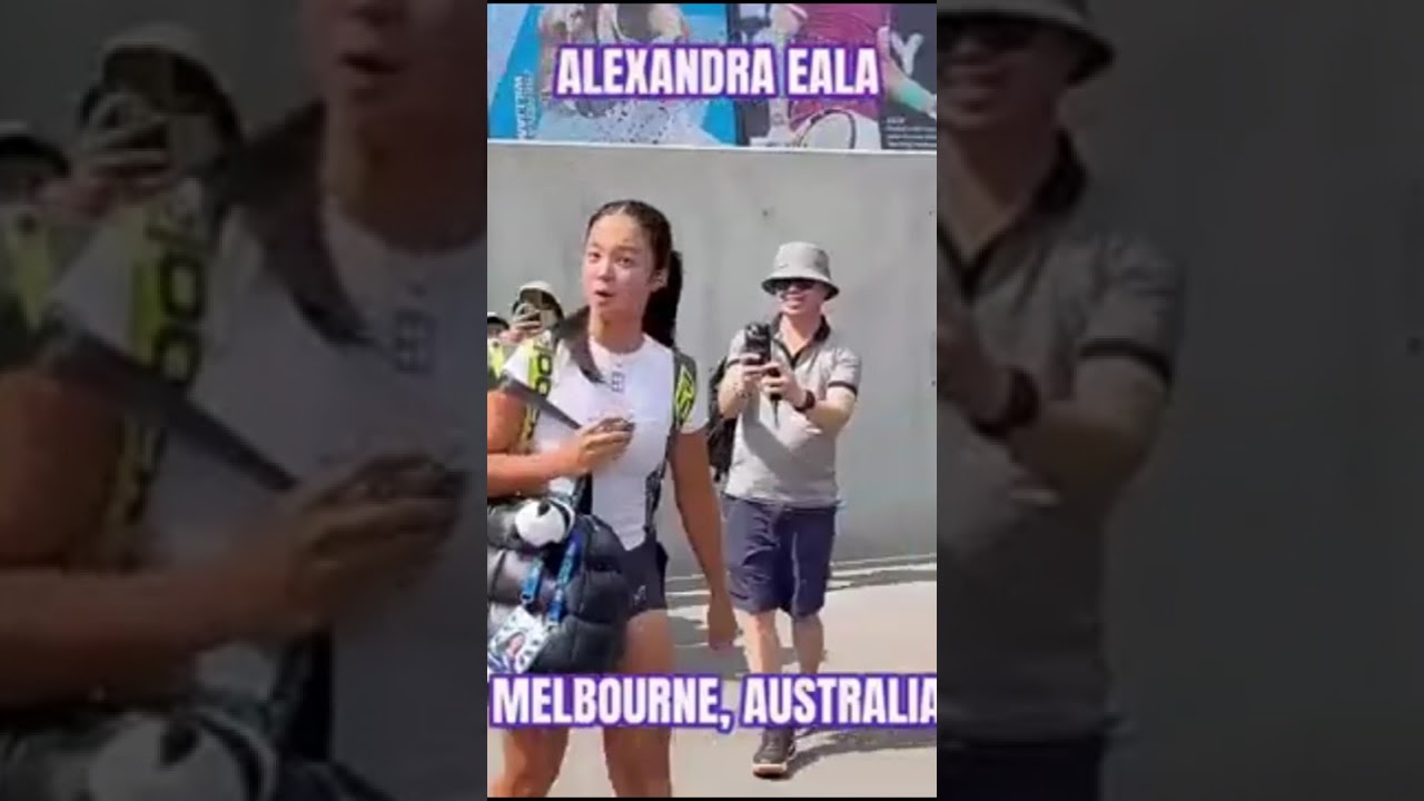 Fans Shocked! Alex Eala Joins Australian Open  🎾| 