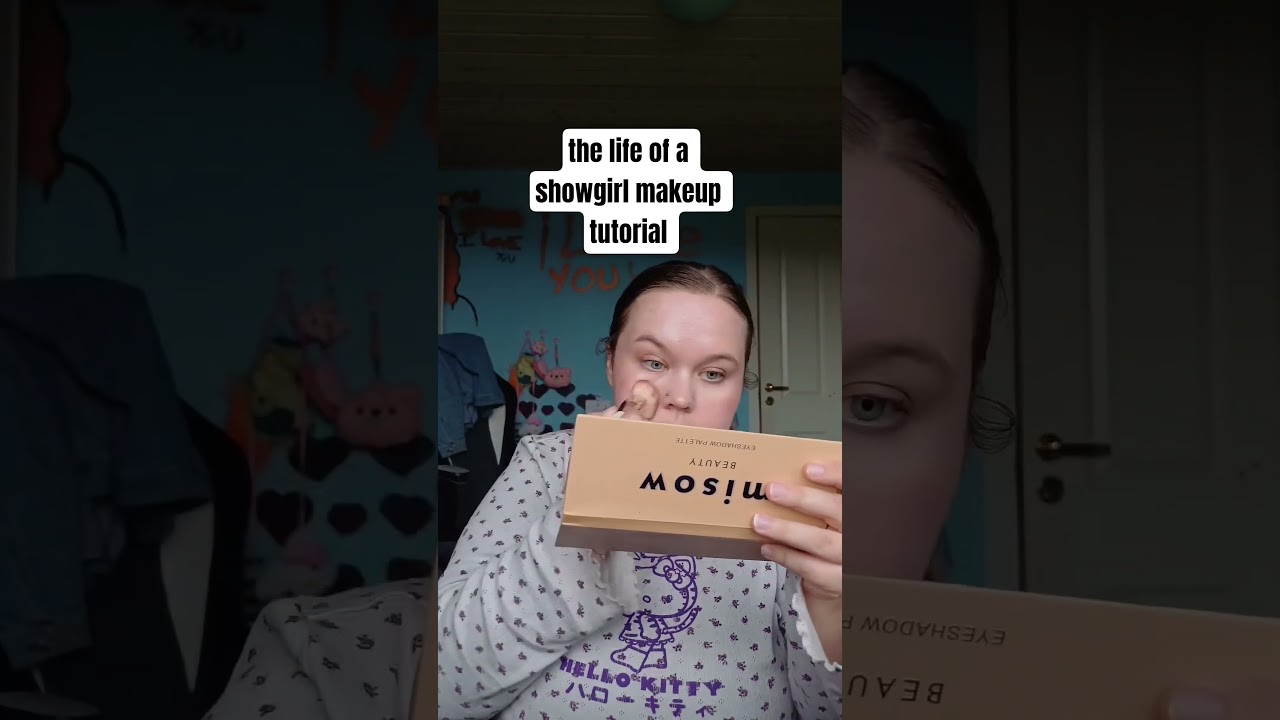 the life of a showgirl makeup tutorial 