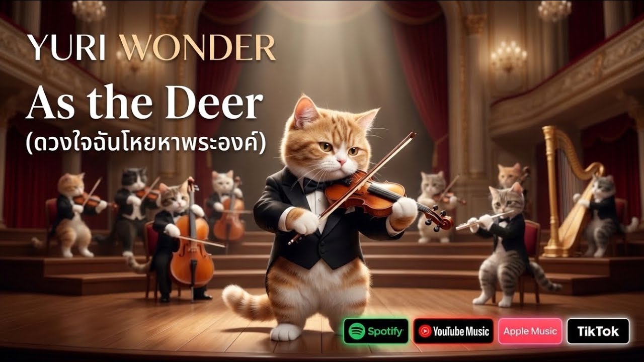 ดวงใจฉันโหยหาพระองค์ (As the Deer) - Yuri Wonder | Wonder Tunes [Official Music Video]