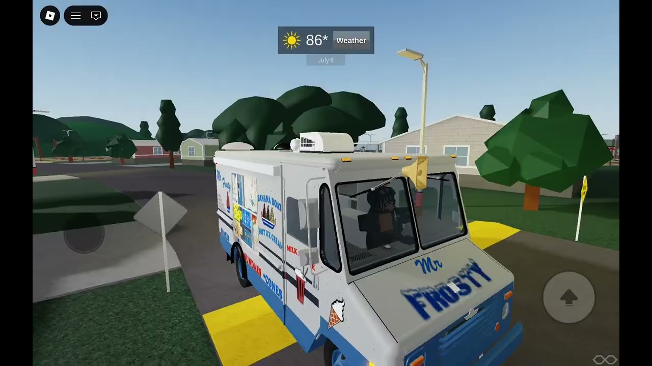 Mister Frosty ice cream truck in roblox!