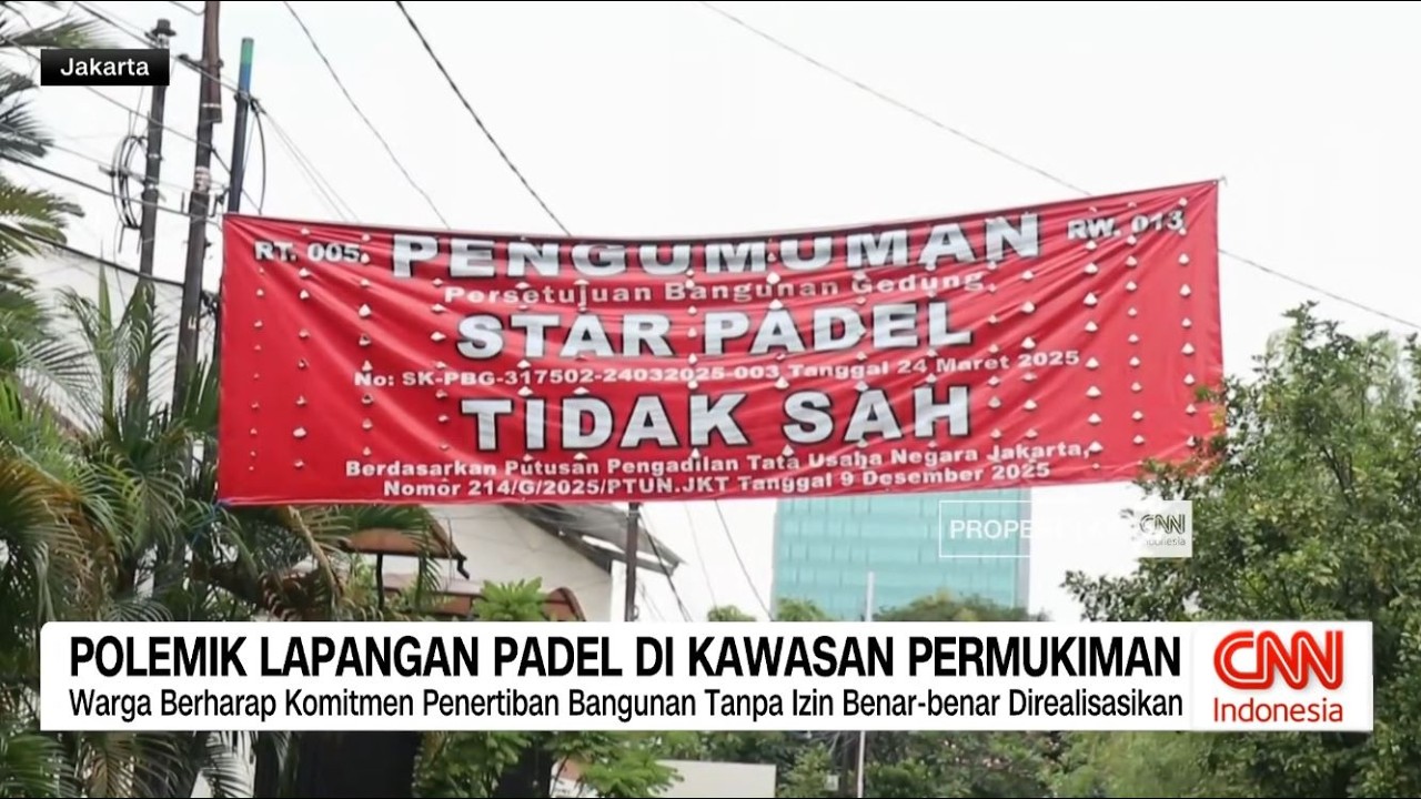 Polemik Lapangan Padel Jakarta Berlanjut, Pulo Mas Menang PTUN, Haji Nawi Belum Berizin