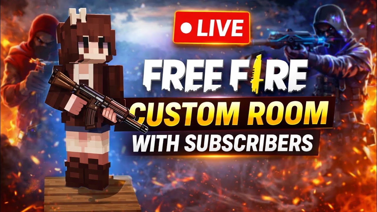 let's goo firse aa gye ham free fire custom ke sath Play With Ally  is live!