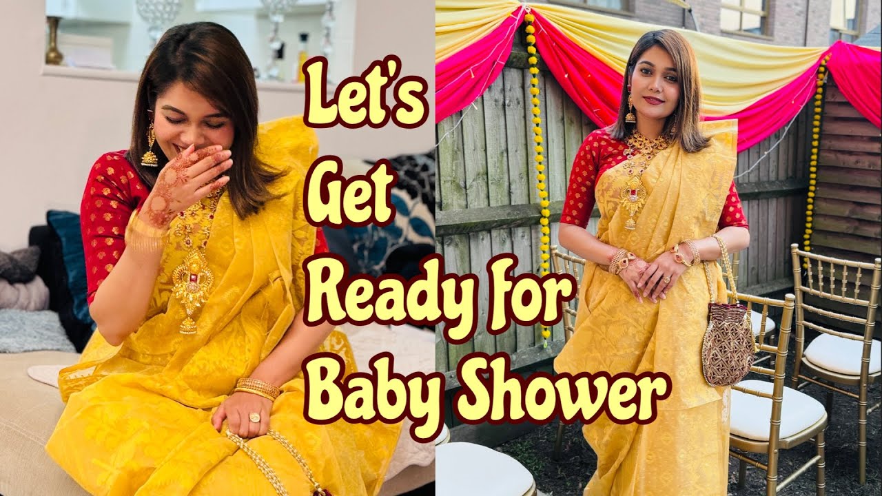 Let’s Get Ready for Baby Shower || Styling a Jamdani