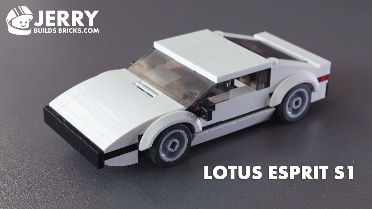 LEGO Lotus Esprit S1 from James Bond 007: The Spy Who Loved Me instructions (MOC #38)