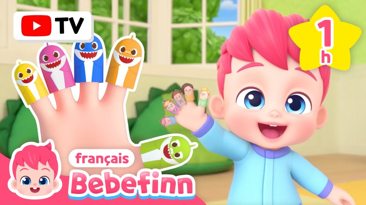 🖐Apprenez la Chanson Famille Doigts avec Bebefinn | +Comptines | Bebefinn👶Chansons pour Enfants