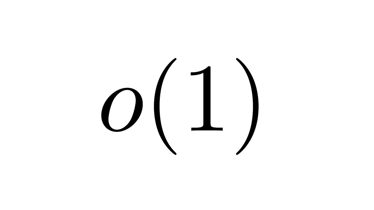 Analyse asymptotique 1 - Premières notations asymptotiques (sur les suites)