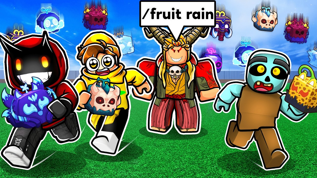 We Played ROBLOX Blox Fruits WITH A ADMIN...