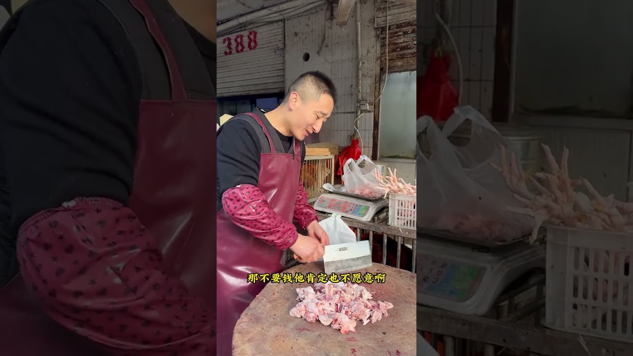 老大爷买鸡衣着单薄，老板的这个举动暖哭全网