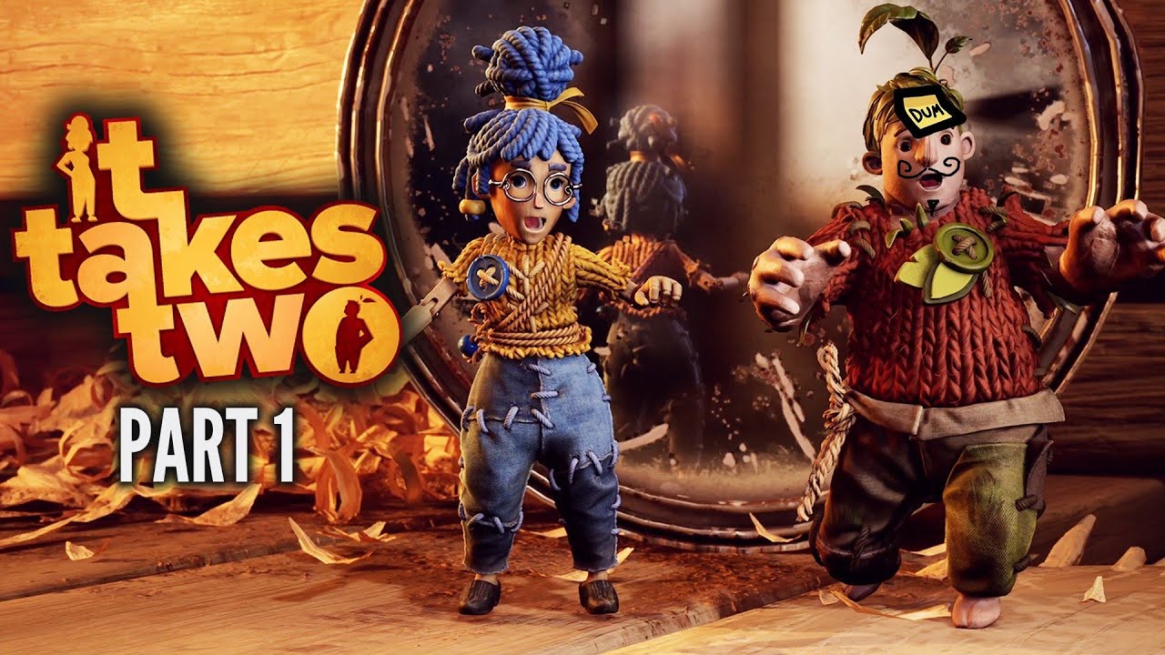 Firebros Divorced?! - It Takes Two Part 1 - Co-op Let's Play Gameplay Walkthrough 4k 60fps