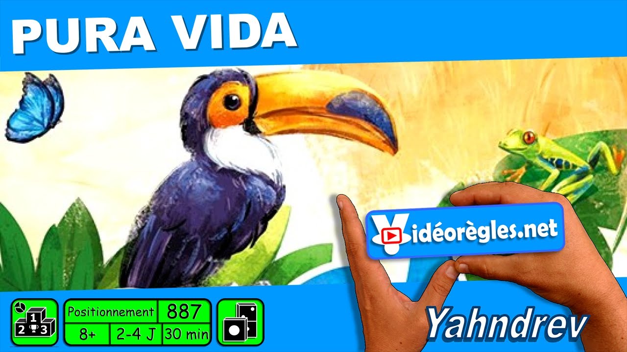 PURA VIDA Vidéorègle 4K Jeu de société par Yahndrev (#887)