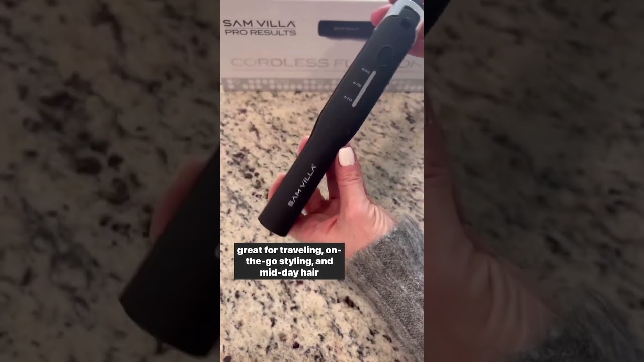 Pro Results Cordless Flat Iron offers 45 minutes of cordless styling time!