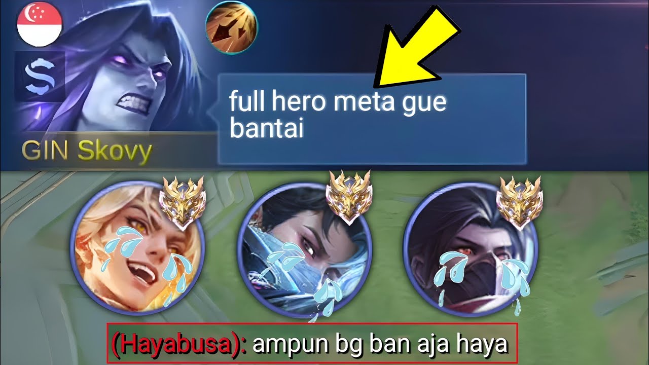 GILA! TOP GLOBAL MOSKOV VS HERO META DIRANK IMMORTAL ☠️😱 WAR YANG BIKIN DEG-DEGAN PARAH ~ MLBB