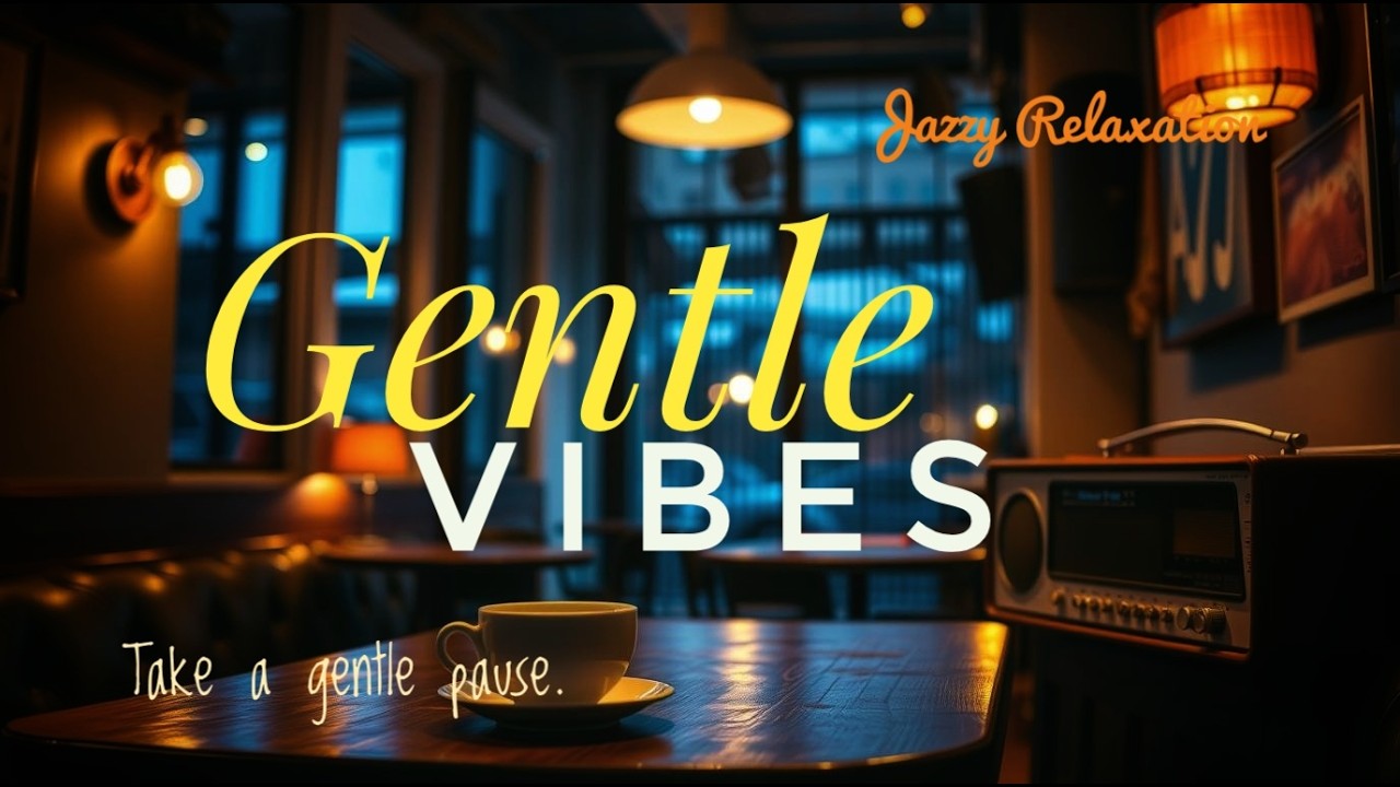 Gentle Cafe Jazz Vibes ☕ Smooth Sounds for Easy Relax