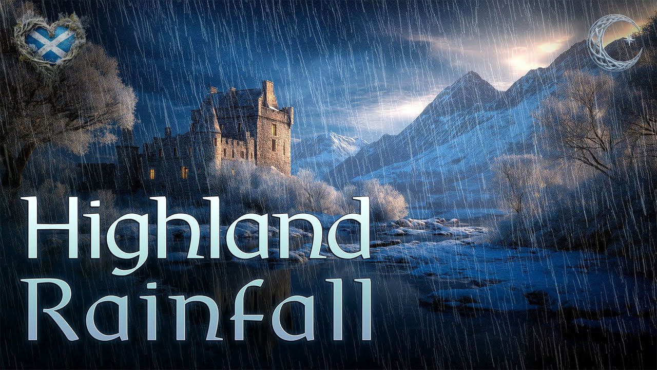 🌙 Highland Rainfall | 8 Hour Celtic Night Music for Calm, Rest & Gentle Wind-Down