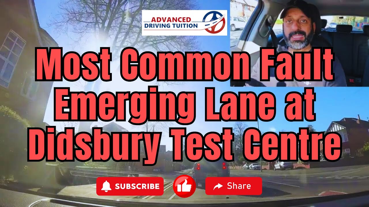 Most Common Fault By Learner at Didsbury Route | West Didsbury Mock Test | Advanced Driving Tuition