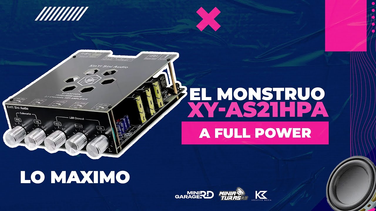 ¿EL MEJOR AMPLIFICADOR PARA MINI CAR AUDIO? 🔊 | REVIEW XY-AS21HPA