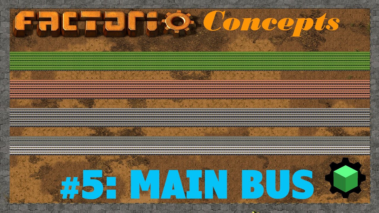 Factorio Concepts #5: Главный автобус