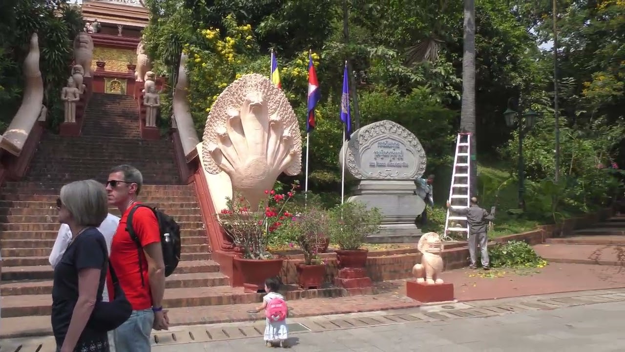 Phnom Penh Tour - Wat Phnom Historical Site - In 4K - Cambodia - Seabourn Cruise - 24 February 2026