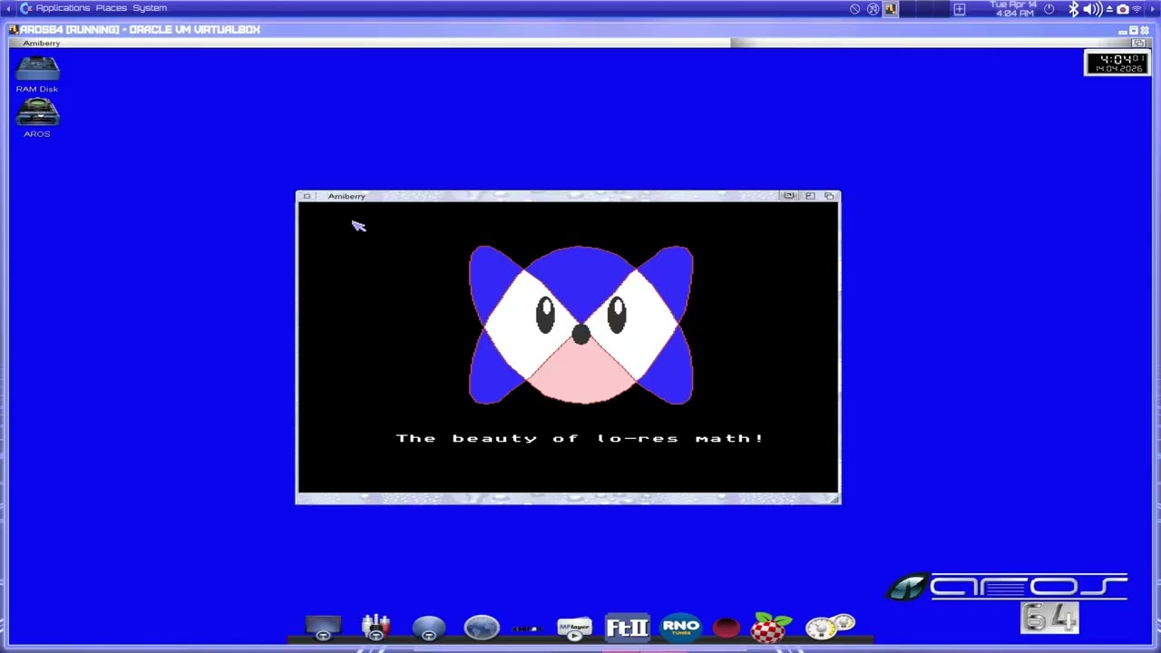 Amiga Alive Demo on AROS64 and Amiberry!