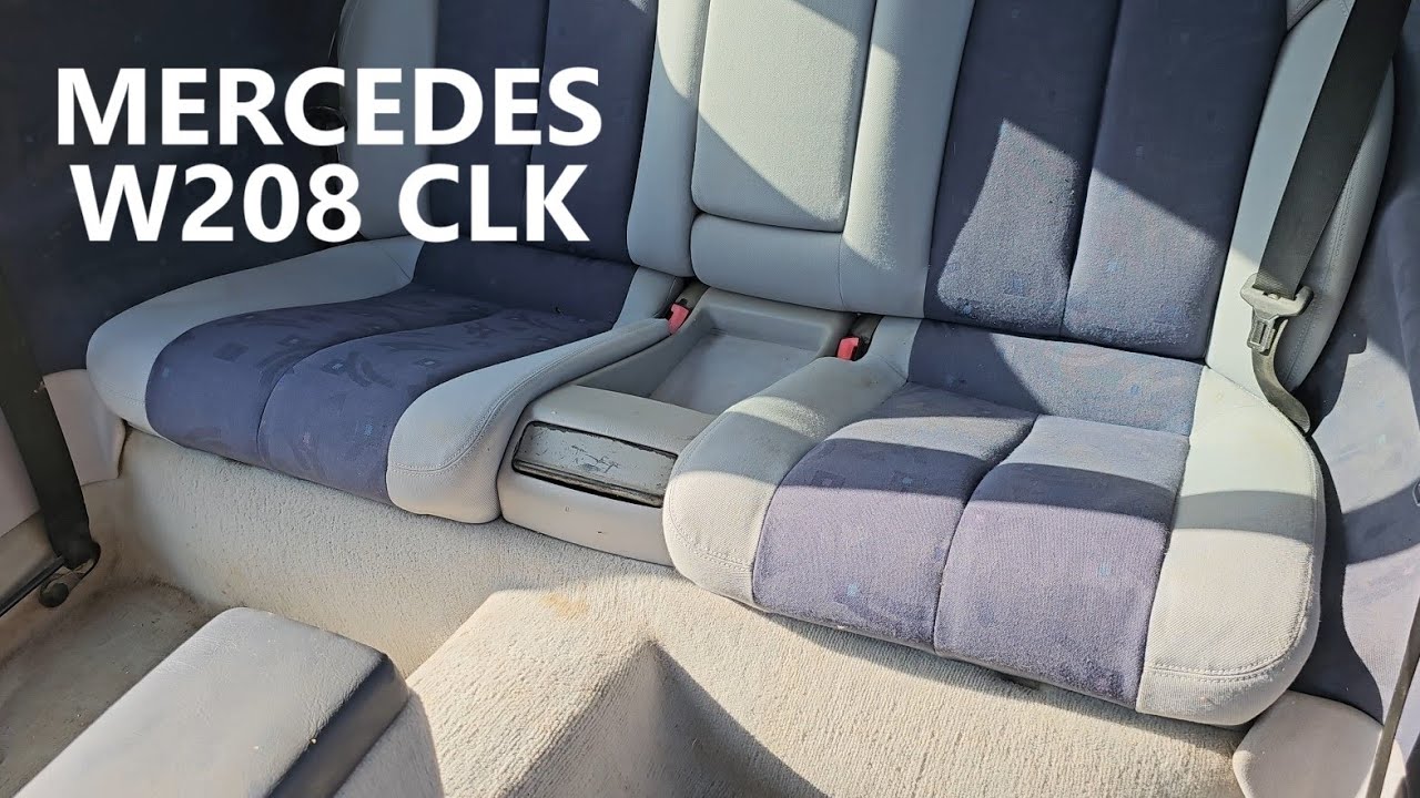 How To: Mercedes CLK Rear Seat Removal W208