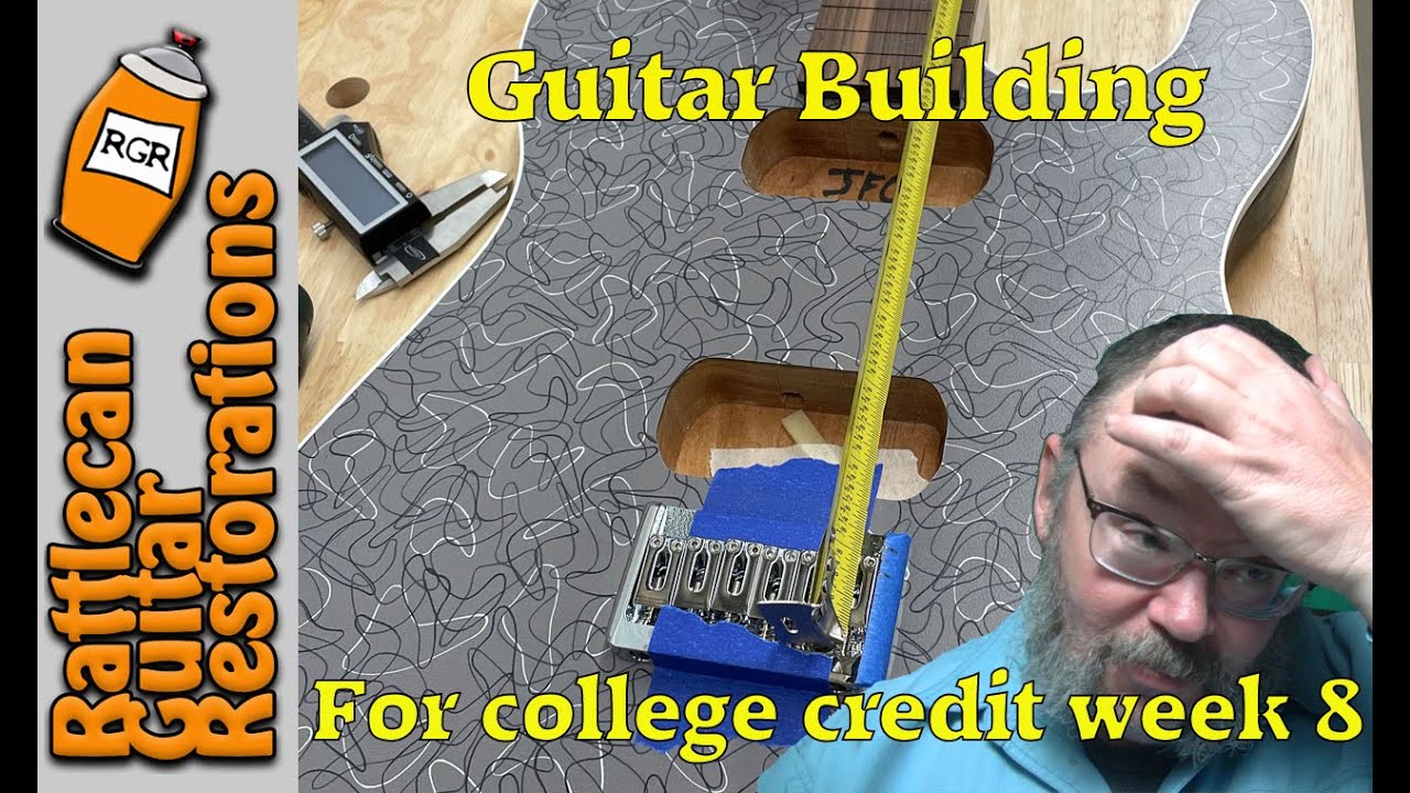 Guitar Manufacturing using STEM Concepts Week 8 | RATTLECAN GUITAR RESTORATIONS by James O&rsquo;Rear