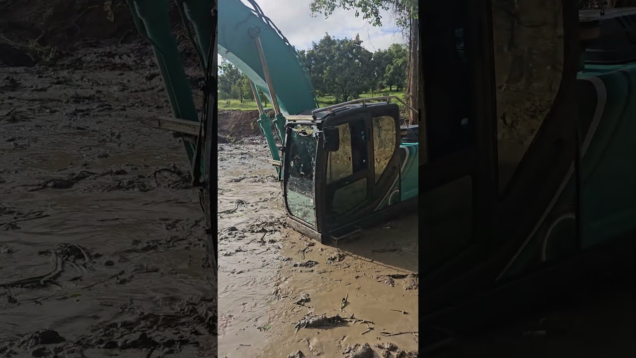 Excavator in the Marsh: A Tough Day on Site