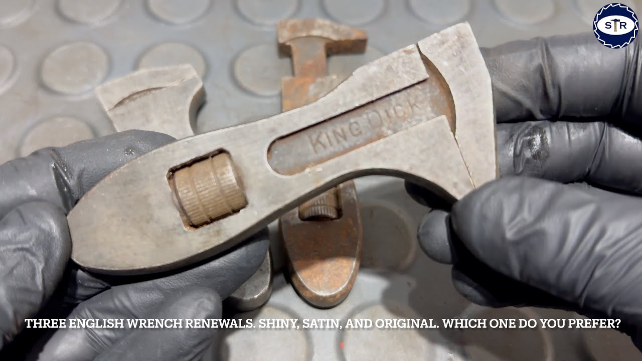 Three English Wrench Renewals. Shiny, Satin, and Original. Which do you prefer?