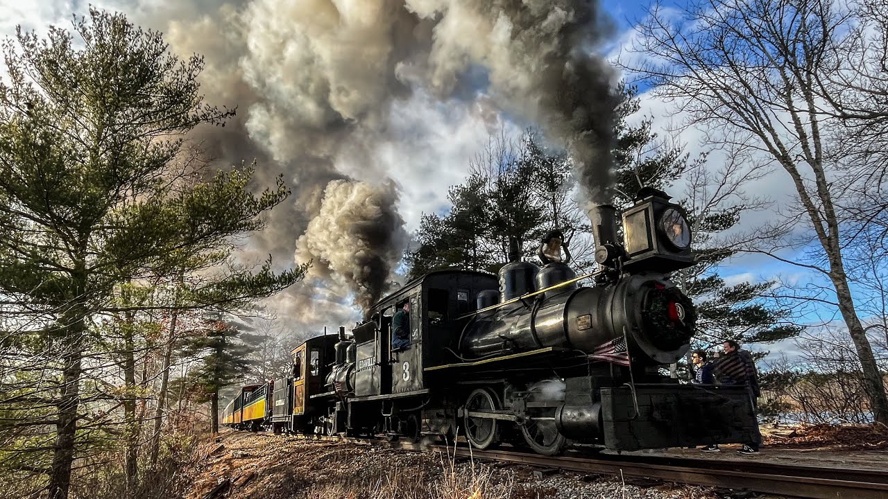Edaville Railroad - Double-header Steam to end 2023 season!