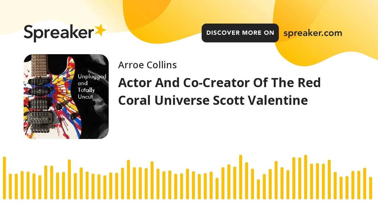 Actor And Co-Creator Of The Red Coral Universe Scott Valentine