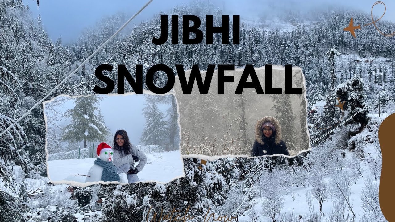 Magical Snowfall in Jibhi, Himachal Pradesh | Winter Wonderland 2025 #snowfallinhimachal