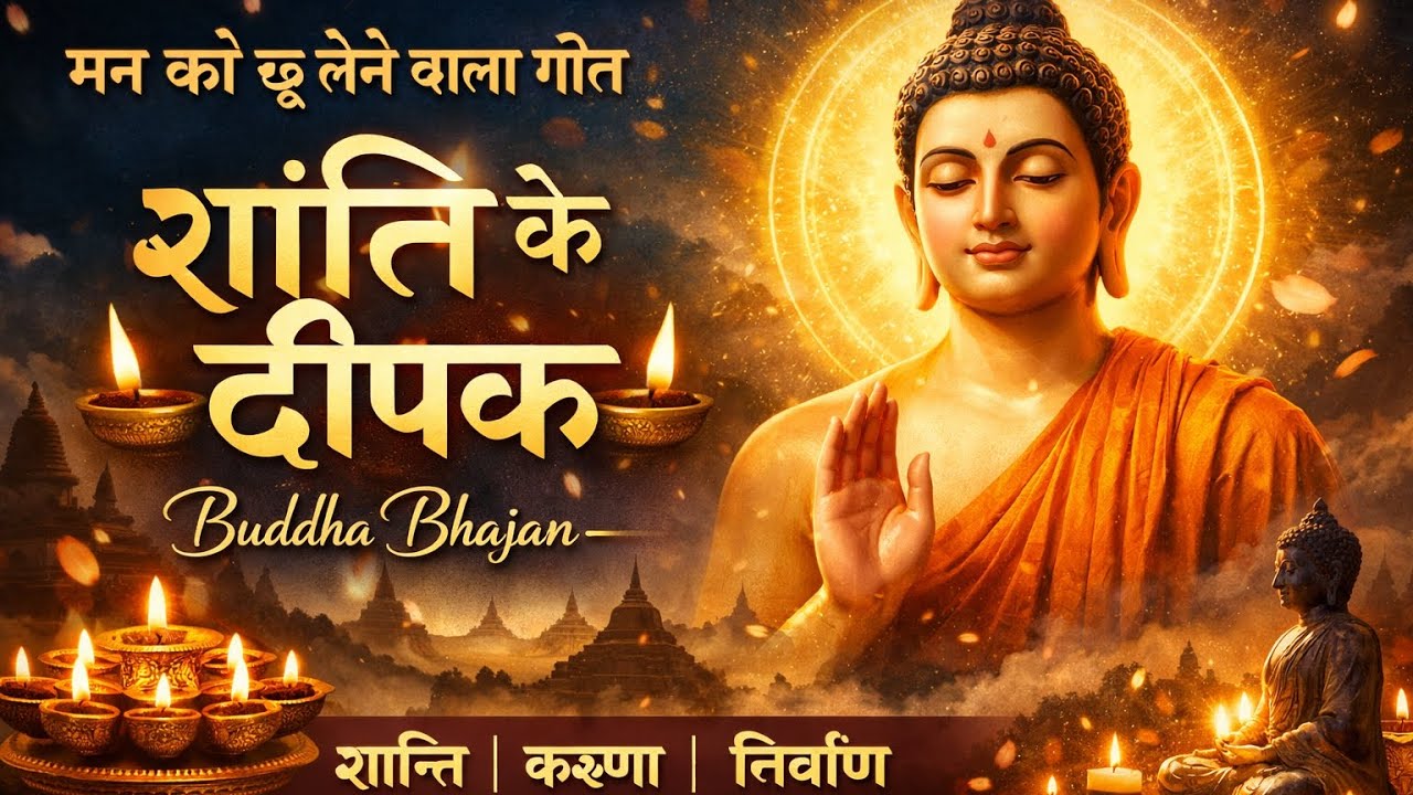 “बुद्ध भगवान का मन को बेवस कर देने वाला भजन | Peaceful Buddha Song | Shanti Ka Deepak”