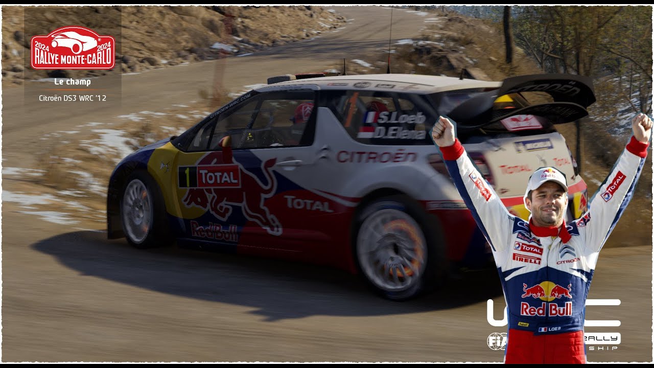 #1 Citroen DS3 WRC -  2012 Monte Carlo - Sebastien Loeb | Daniel Elena  + Racesuit