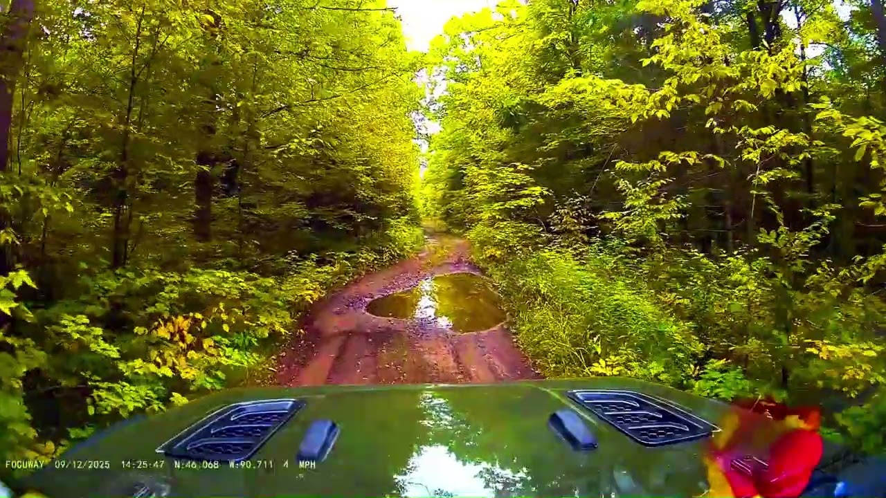 Dashcam Driving The Trans Wisconsin Adventure Trail - Backroads!