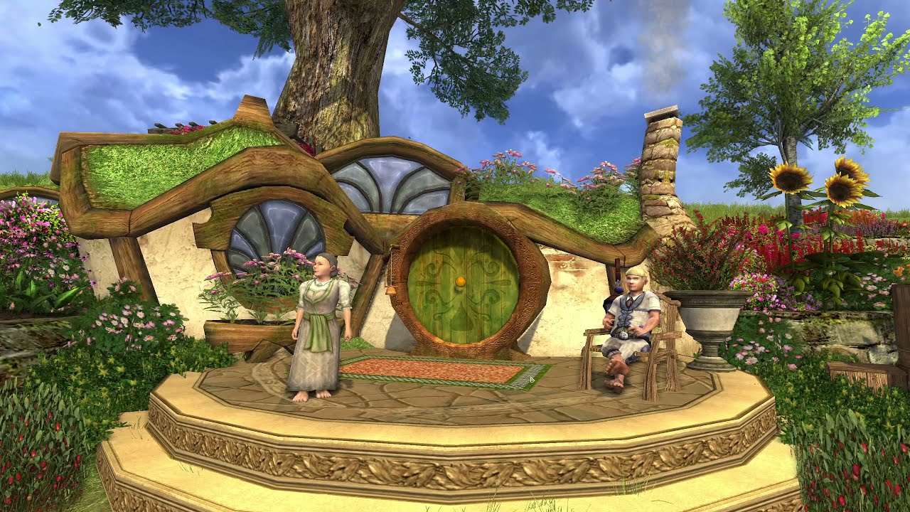 Bag End - Hobbiton - Over Hill | A LOTRO Tour.