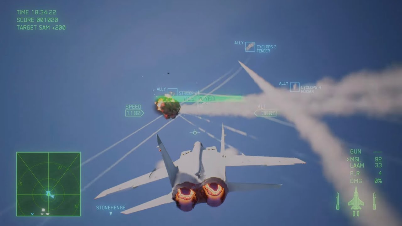 Ace Combat 7: Skies Unknown - Campaign Mission 12 - Stonehenge Defensive 
