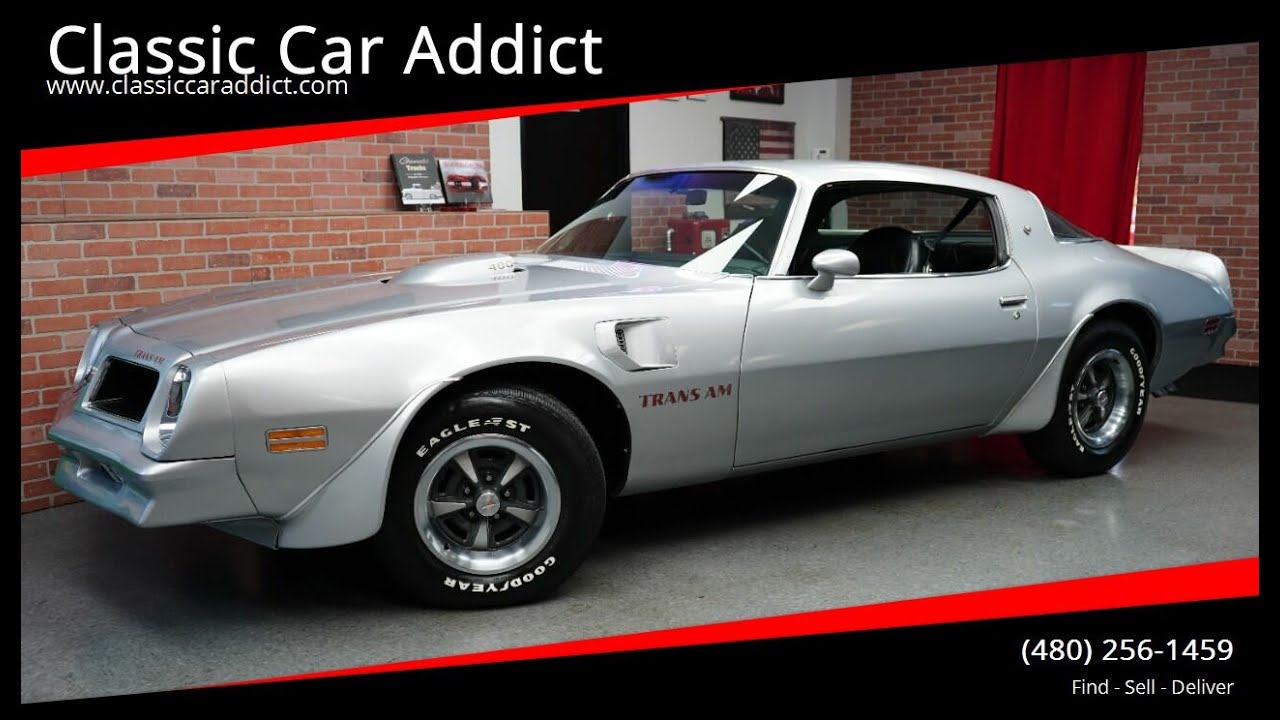 Test Drive 1976 Pontiac Trans Am 29,749 actual miles SOLD Classic Car Addict