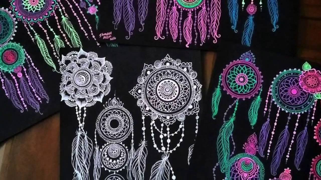 Art Projects: Dream Wonderland | Creative Neon Dream Catchers Tutorial