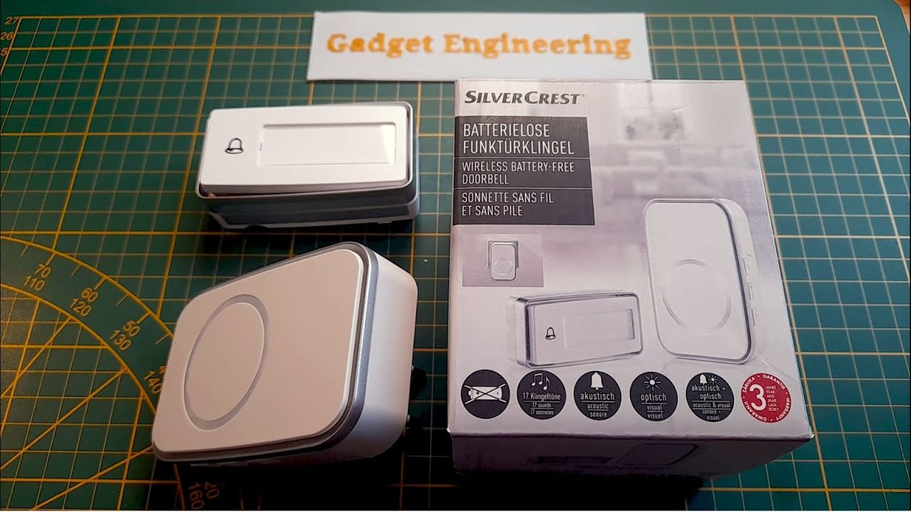 Lidl battery-free 'kinetic' wireless doorbell: teardown with schematic